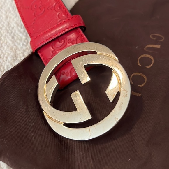 Gucci leather belt. main image 5